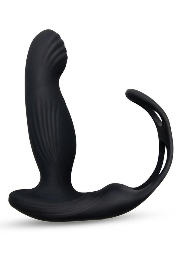 Envy Toys Remote Controlled Tapper Rechargeable Silicone P-Spot Vibrator and Dual Stamina Ring - PATS Inc.