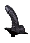 Erection Assistant Hollow Strap-On - Black - 8in