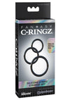 Fantasy C-Ringz Silicone 3-Ring Stamina Cock Ring - PATS Inc.
