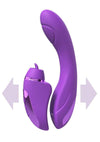 Fantasy For Her Duet Pro Rechargeable Silicone Dual Vibrator with Remote