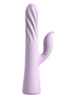 Fantasy For Her Fantasy Twist Dual Rechargeable Silicone Vibrator - Lavender