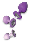 Fantasy For Her Her Little Gems Trainer Set Anal Kit 3 Training Size Plugs Waterproof Silicone - PATS Inc.