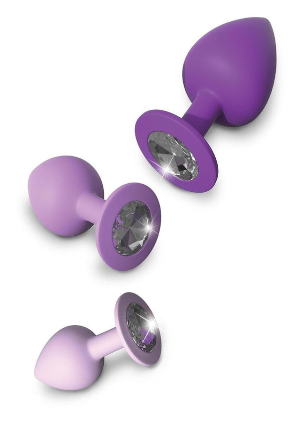 Fantasy For Her Her Little Gems Trainer Set Anal Kit 3 Training Size Plugs Waterproof Silicone - PATS Inc.