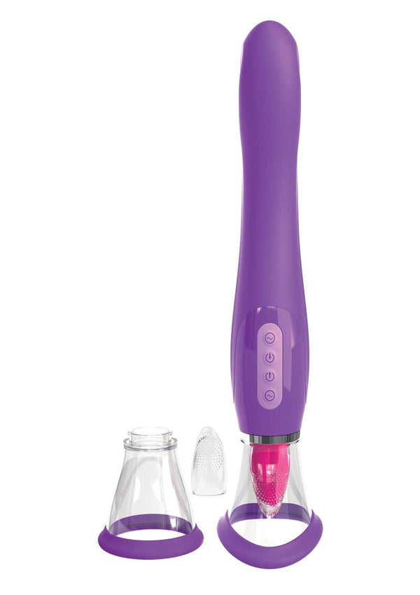 Fantasy For Her Her Ultimate Pleasure Silicone Vibrating Multi Speed USB Rechargeable Clit Stimulator Waterproof - PATS Inc.