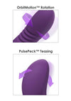 Fantasy For Her Orbit Pro Rechargeable Silicone Triple Motion Stimulating Vibrator