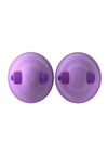 Fantasy For Her Silicone Vibrating Nipple Suck Hers Waterproof - Purple - 2in