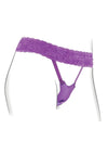 Fantasy For Her Ultimate G-Spot Butterfly Strap-On Rechargeable Silicone with Remote Control - Purple