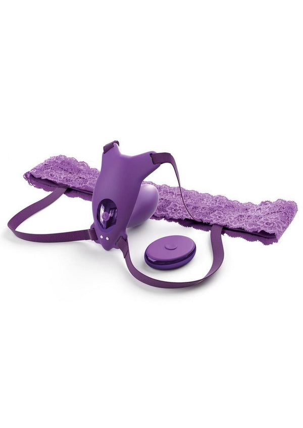 Fantasy For Her Ultimate G-Spot Butterfly Strap-On Rechargeable Silicone with Remote Control - PATS Inc.