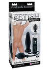 Fetish Fantasy Extreme Vibrating Inflatable Sphincter Stretcher Butt Plug with Remote Control - Black - Large