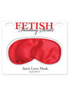 Fetish Fantasy Satin Love Mask - Red