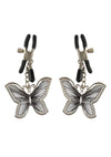 Fetish Fantasy Series Butterfly Nipple Clamps - Silver