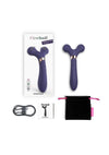 Fireball Rechargeable Silicone Vibrator - Blue/Midnight Indigo