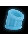 Firefly Suave Glow In The Dark Ball Stretcher Cock Ring - Blue/Glow In The Dark