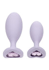 First Time Crystal Booty Duo Silicone Anal Plug