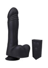 Fort Troff's Piston Thruster Rechargeable Silicone Mini Machine - Black