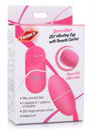 Frisky Scrambler 28x Rechargeable Vibrating Egg with Remote Control