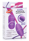 Frisky Scrambler 28x Rechargeable Vibrating Egg with Remote Control