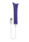 Full Coverage Rechargeable Silicone Bullet - Purple