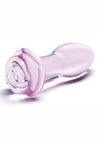 Glas Blossom Ring Glass Anal Plug