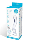 Glas Curved G-Spot Glass Textured Dildo