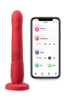 Gravity Remote App Thrusting Rechargeable Silicone Dildo