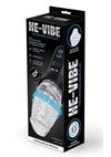 He-Vibe The Original Gluk Gluk Rechargeable Masturbator - Black/Clear