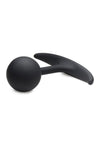 Heavy Hitters Comfort Plugs Premium Silicone Weighted Round - Black - Medium - 3.9in