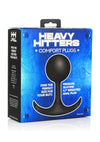 Heavy Hitters Comfort Plugs Premium Silicone Weighted Round - Black - XLarge - 4.7in