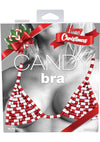 Horny Christmas Candy Bra - Peppermint