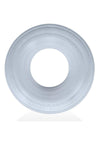 Hunkyjock Roto Grooved Gripper Ribbed Cockring - Clear Steam - Clear