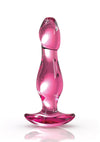 Icicles No 73 Beaded Glass Anal Plug - Pink