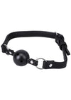 In A Bag Vegan Leather Ball Gag - Black