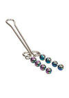 Intimate Play Non-Piercing Beaded Clitoral Jewelry - Silver