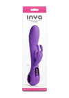 Inya O'rabbit Rechargeable Silicone Rabbit Vibrator - Purple