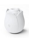 Inya The Vibrating Rose Rechargeable Silicone Clitoral Vibrator - White