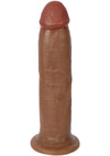 Jock Bareskin Realistic Dong - Caramel - 8in