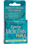 Kimono Microthin Plus Auq Lube Condoms - Large - 3 Pack