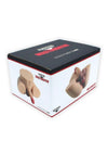 Kiotos Masturbator Silicone Dildo with Pussy and Ass - Vanilla