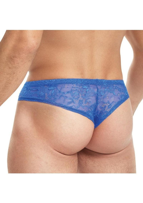 Lace King Lace Bikini - Medlium - Blue - Large/Medium