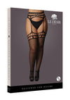 Le Desir Garterbelt Stockings with Open Design