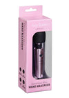 Le Wand Baby Phat X Rechargeable Silicone Mini Wand - Black/Pink
