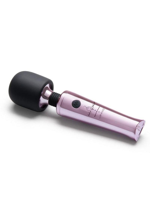 Le Wand Baby Phat X Rechargeable Silicone Mini Wand - Black/Pink