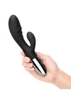 Le Wand Blend Rechargeable Siliconel Rabbit Vibrator - Black