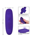 Calexotics Lock-N-Play Silicone Rechargeable Panty Vibe - Purple