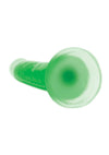 Lollicock Glow In The Dark Silicone Dildo - Glow In The Dark/Green - 7in