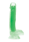 Lollicock Glow In The Dark Silicone Dildo with Balls