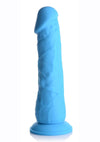 Lollicock Silicone Dildo - Berry/Blue - 7in