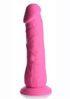 Lollicock Silicone Dildo - Cherry/Red - 7in