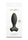 Love Notes Wildflower Rechargeable Silicone Flexible Vibrating Plug - Black