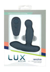 Lux Active Revolve Silicone Rechargeable Rotating and Vibrating Anal Massager with Remote Control